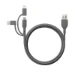 GP 3-in-1 Oplaadkabel Type C Micro USB Lightning 1m