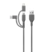 GP 3-in-1 Oplaadkabel Type C Micro USB Lightning 1m