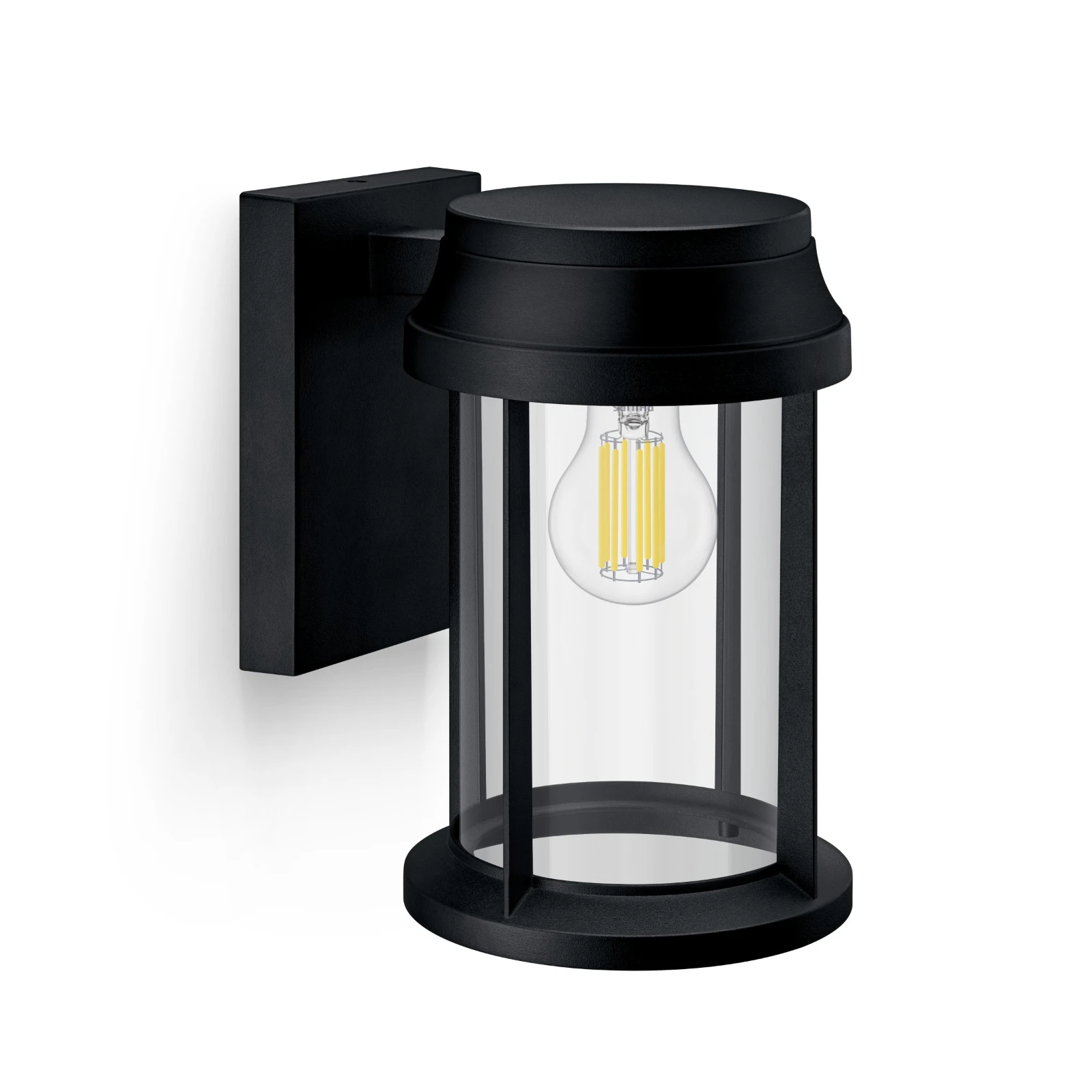 Philips Buitenwandlamp Bellini 25W zwart - rond