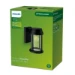 Philips Buitenwandlamp Bellini 25W zwart - rond