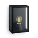 Philips Buitenwandlamp Alzor 25W E27 zwart