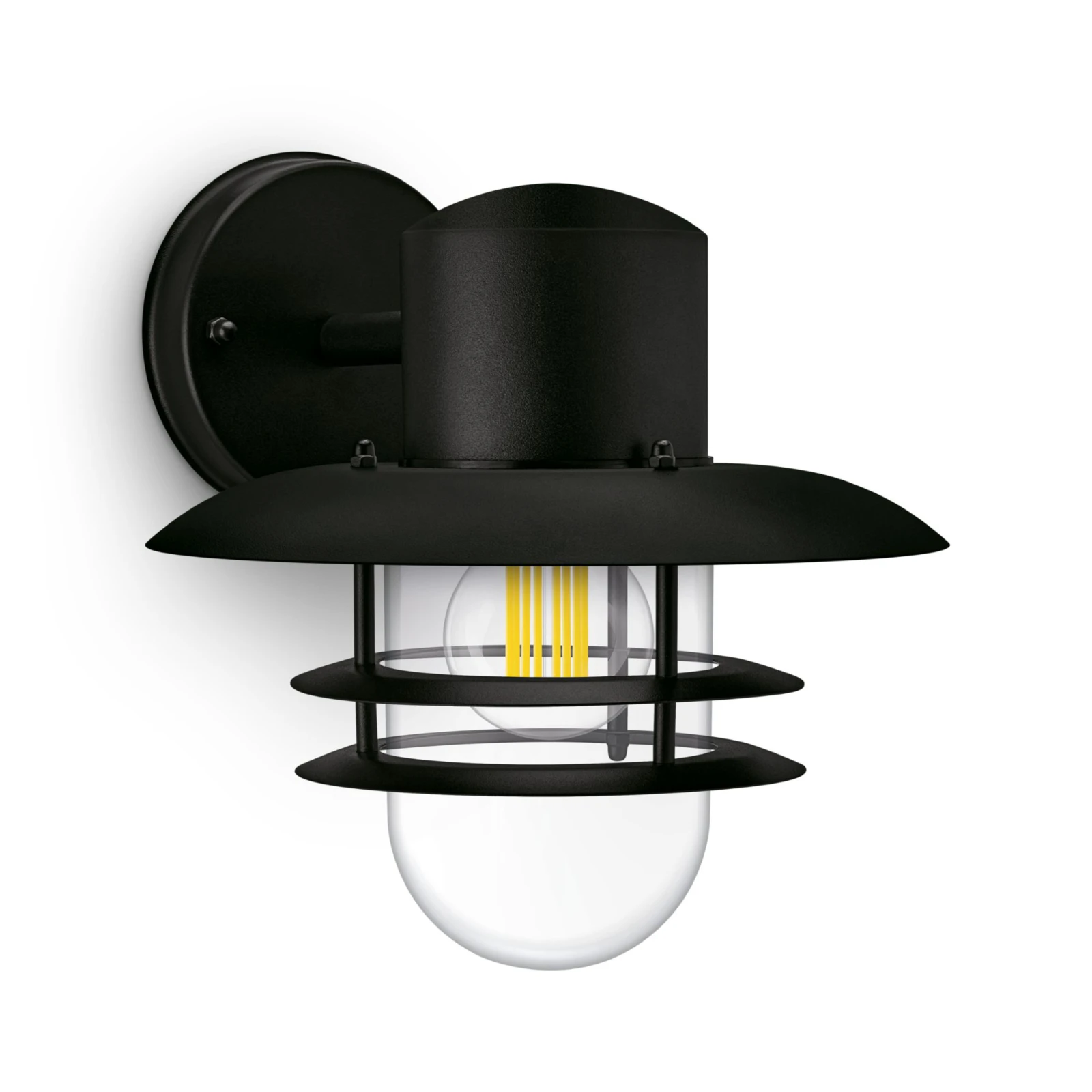 Philips Buitenwandlamp Inyma 25W E27 zwart