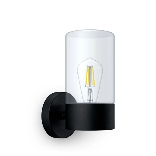 Philips Buitenwandlamp Flareon 25W E27 zwart