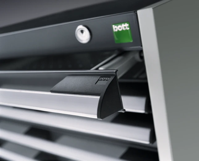 bott Cubio schuifladenkast hoogte 900 mm RAL 5010