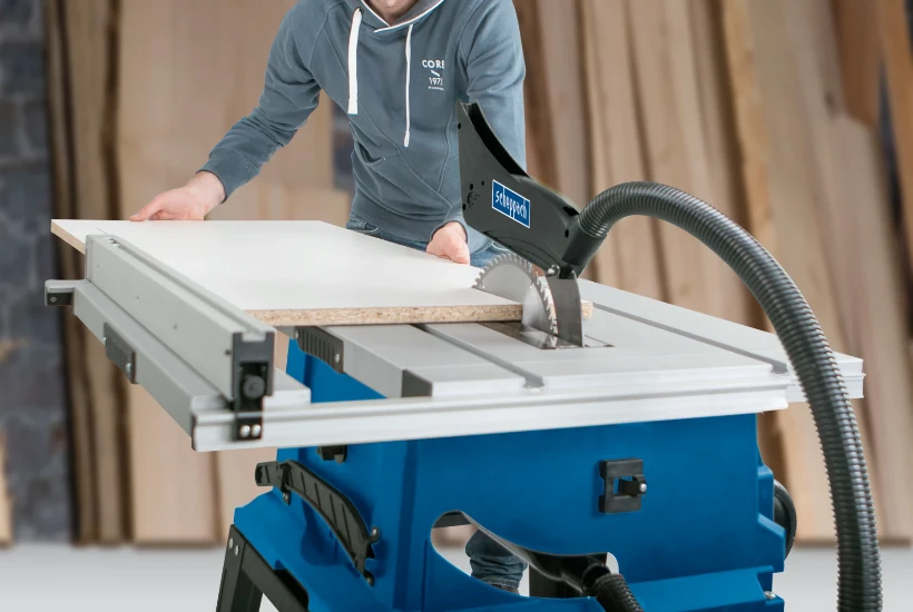 Scheppach Zaagtafel HS105 - 2000W - O255mm - Incl. onderstel & zaagblad (T60)