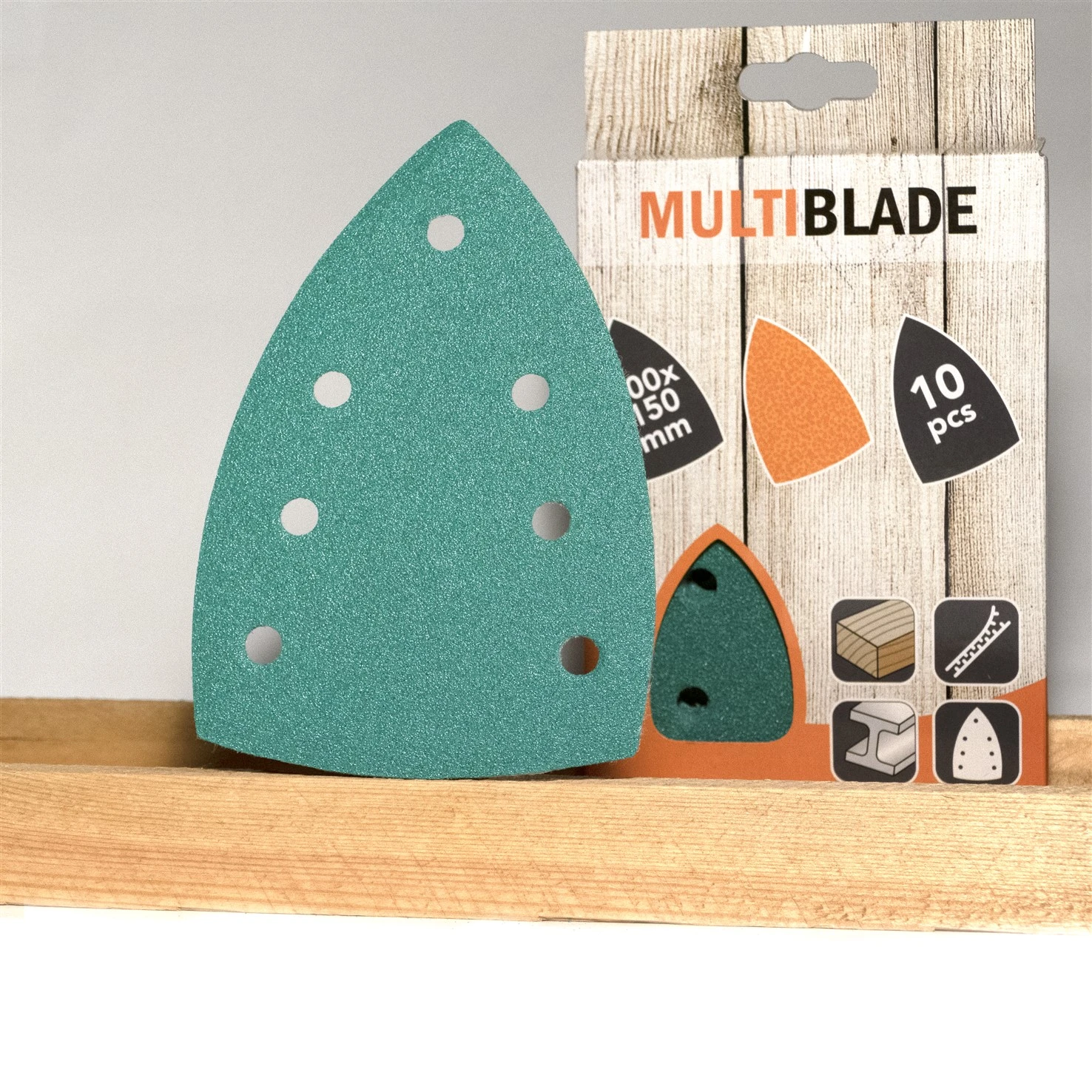 Multiblade Delta schuurpapier MB100 100x150mm K280 (10 vellen)