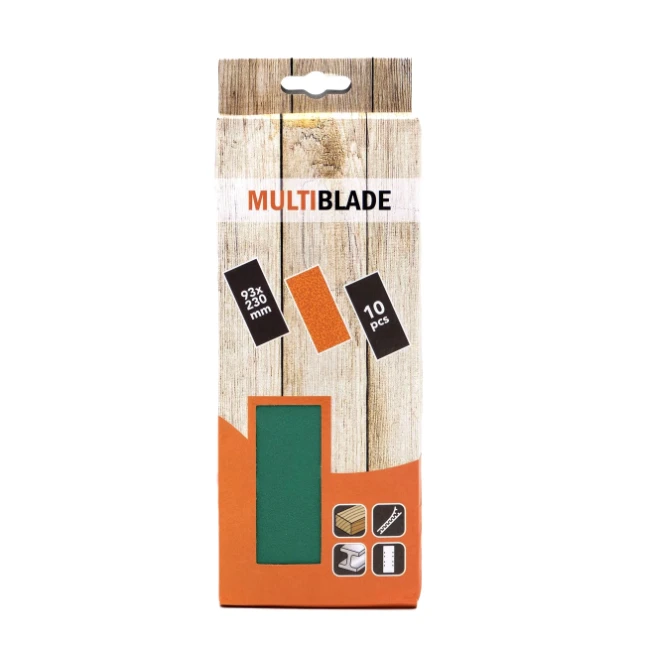 Multiblade Schuurpapier MB231 93x230mm K180 (10 vellen)