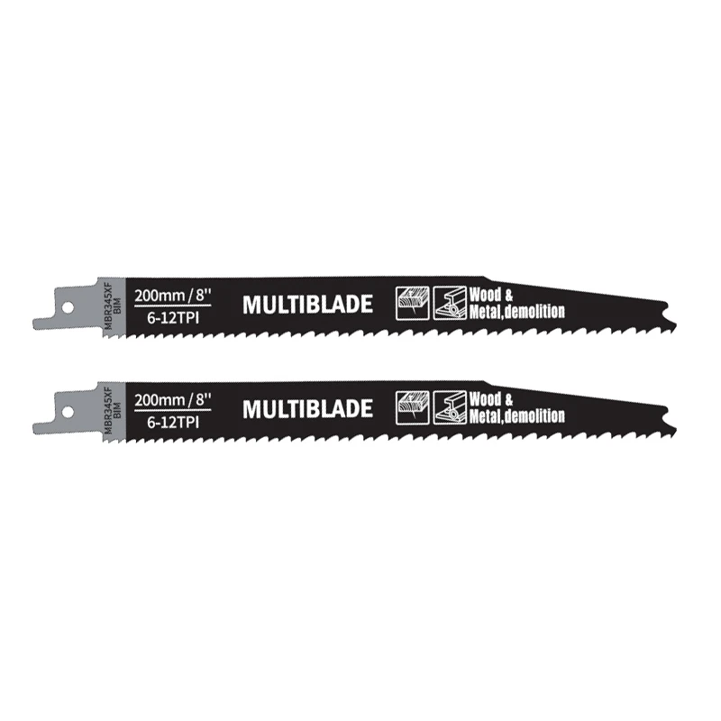 Multiblade Reciprozaagblad BIM MBR345XF Hout & Metaal 200mm (2 stuks)