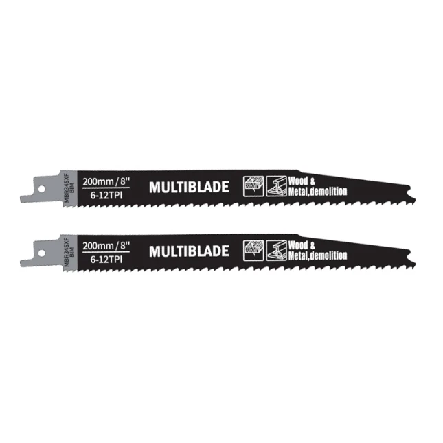 Multiblade Reciprozaagblad BIM MBR345XF Hout & Metaal 200mm (2 stuks)