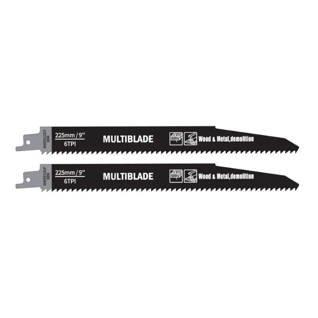 Multiblade Reciprozaagblad BIM MBR910DF Hout & Metaal 255mm (2 stuks)