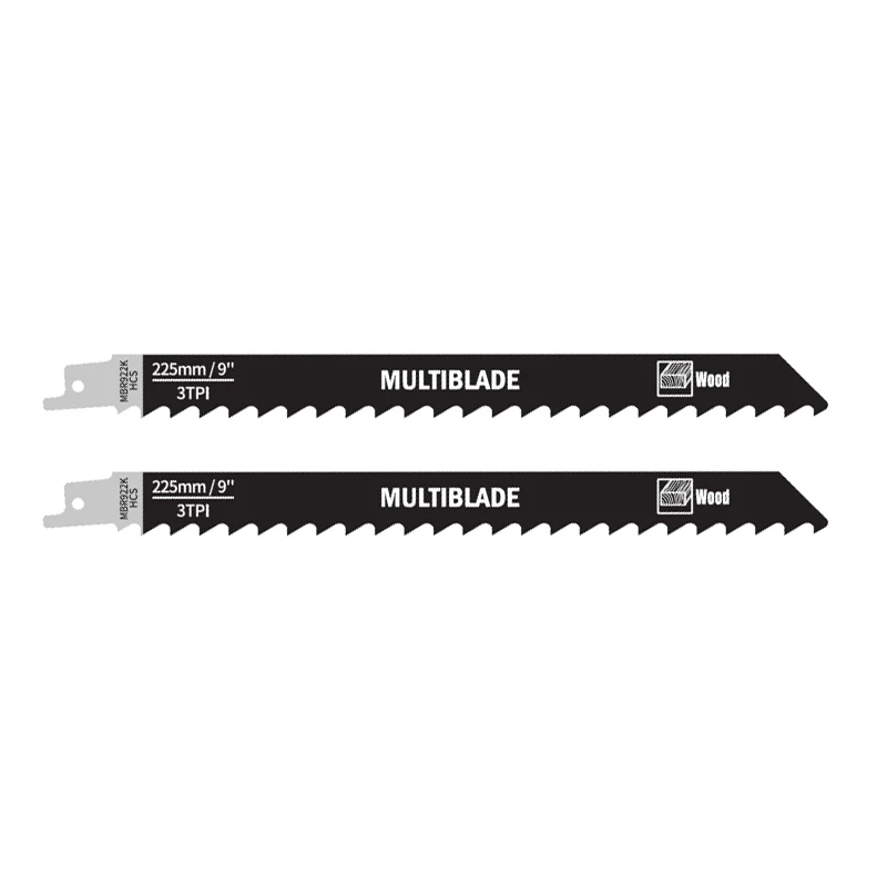 Multiblade Reciprozaagblad HCS MBR922K Hout 225mm (2 stuks)