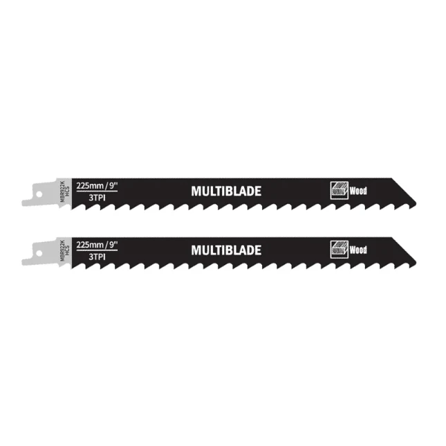 Multiblade Reciprozaagblad HCS MBR922K Hout 225mm (2 stuks)