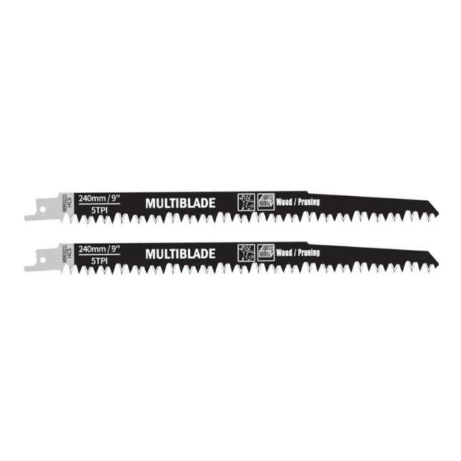 Multiblade Reciprozaagblad HCS MBR1021L Hout 240mm (2 stuks)