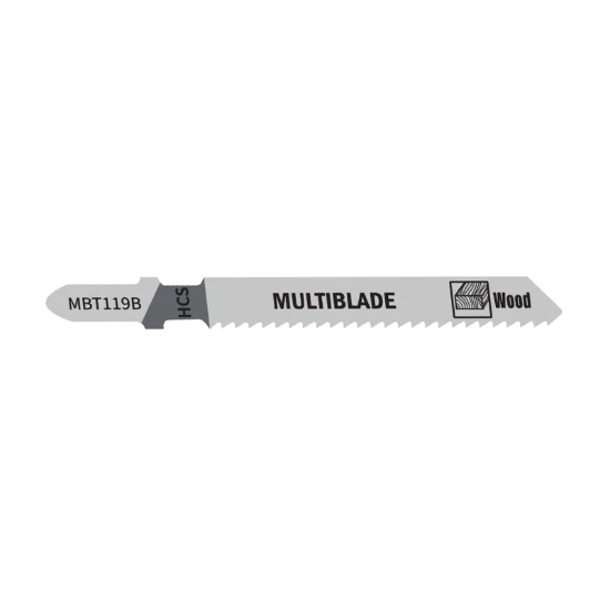 Multiblade Decoupeerzaagblad HCS MBT119B Hout 75mm