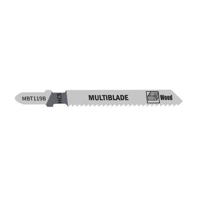 Multiblade Decoupeerzaagblad HCS MBT119B Hout 75mm