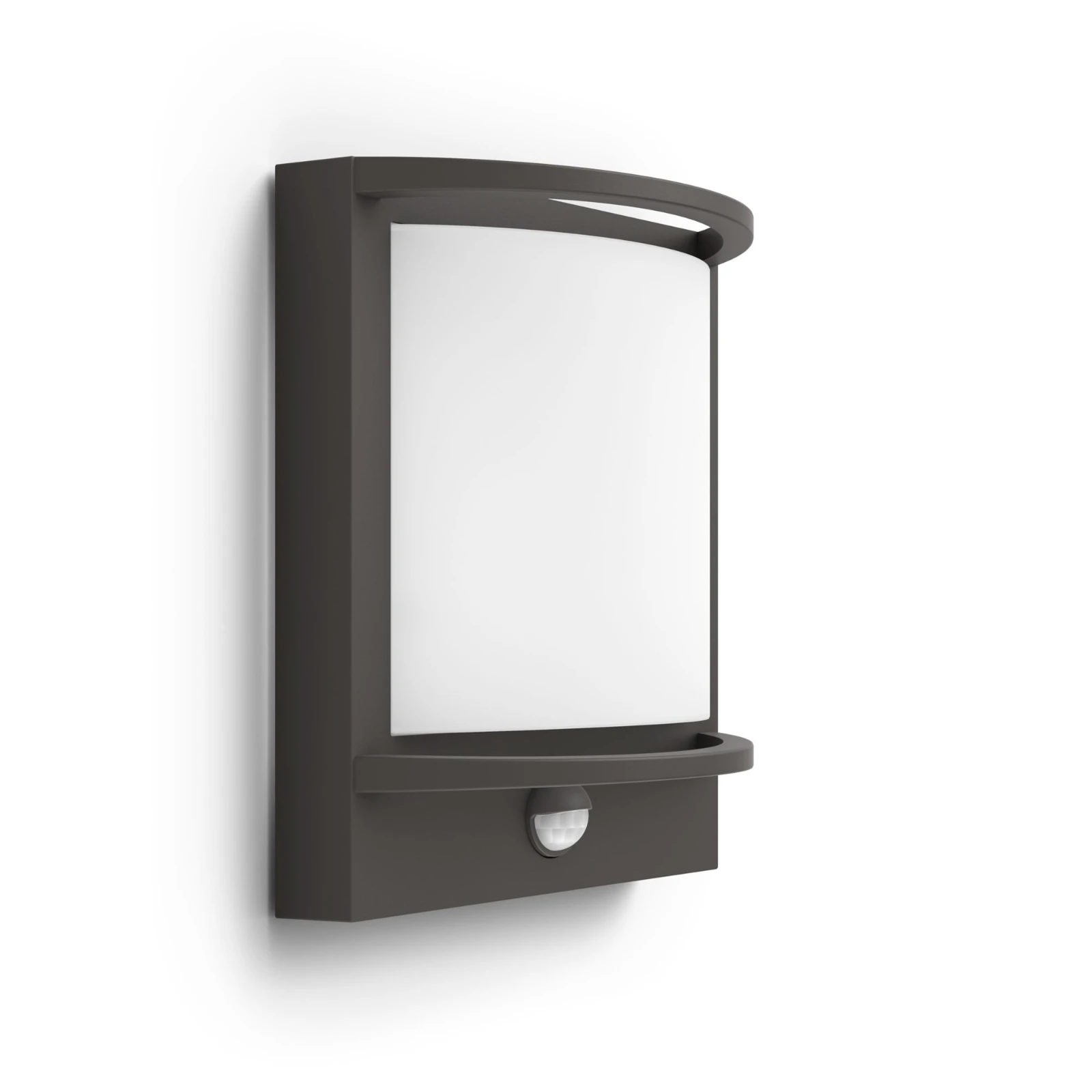 Philips Buitenwandlamp Samondra 3.8W antraciet - met sensor