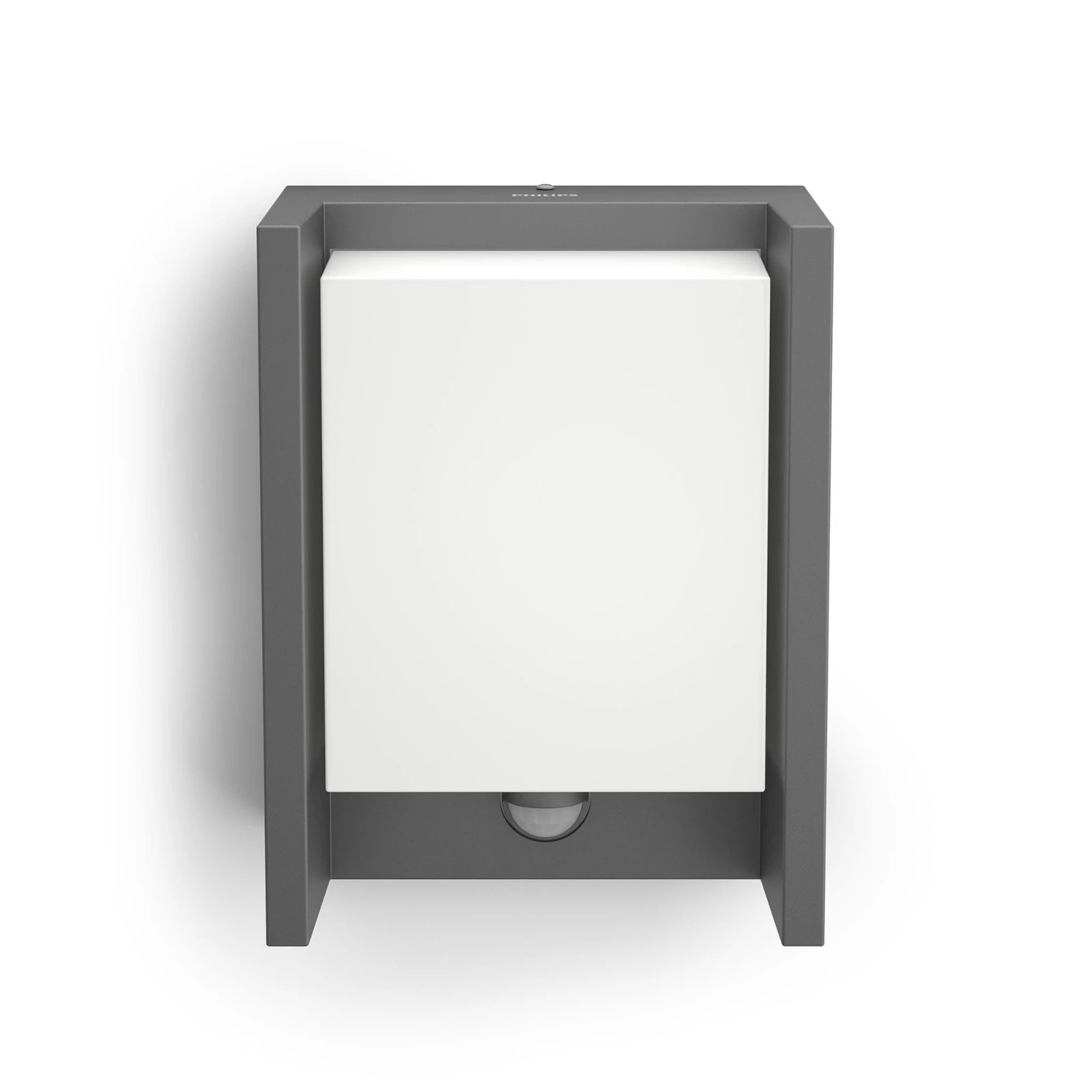 Philips Buitenwandlamp Arbour 3,8W antraciet - met sensor