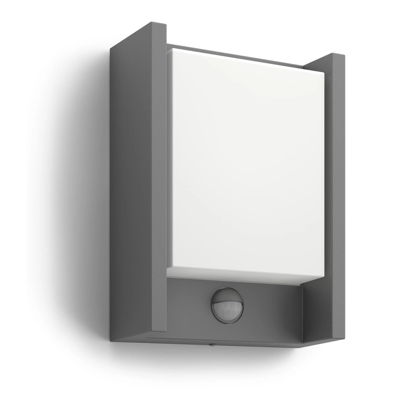 Philips Buitenwandlamp Arbour 3,8W antraciet - met sensor