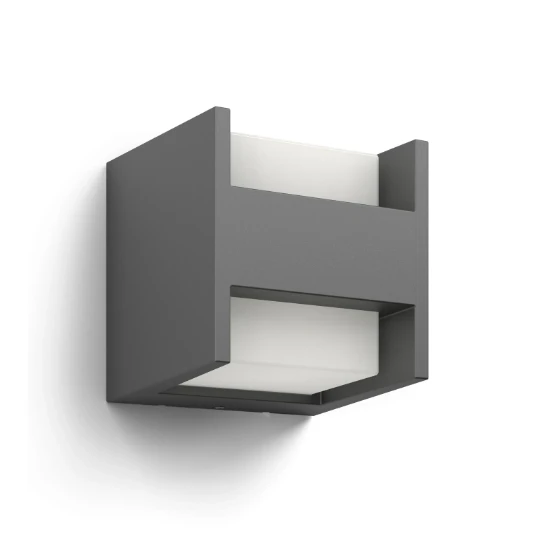 Philips Buitenwandlamp Arbour 3,8W antraciet