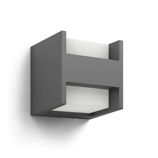 Philips Buitenwandlamp Arbour 3,8W antraciet