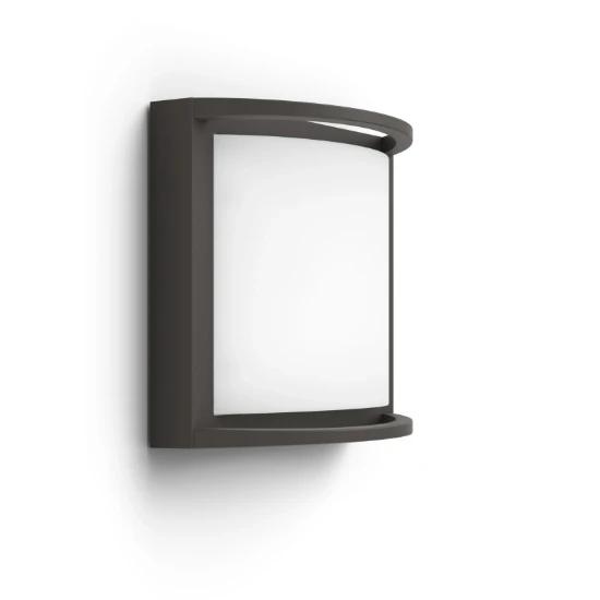 Philips Buitenwandlamp Samondra 3,8W antraciet