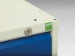 bott Verso mobiele kast 1050x550x965mm 1 legbord 2 deuren top tray RAL 3004