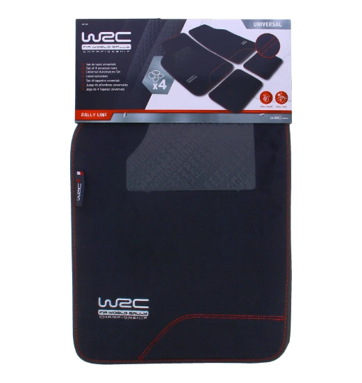 WRC Universele Automatten - voor en achter - zwart