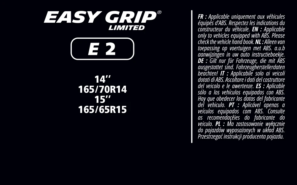 MICHELIN EASY GRIP LIMITED E2