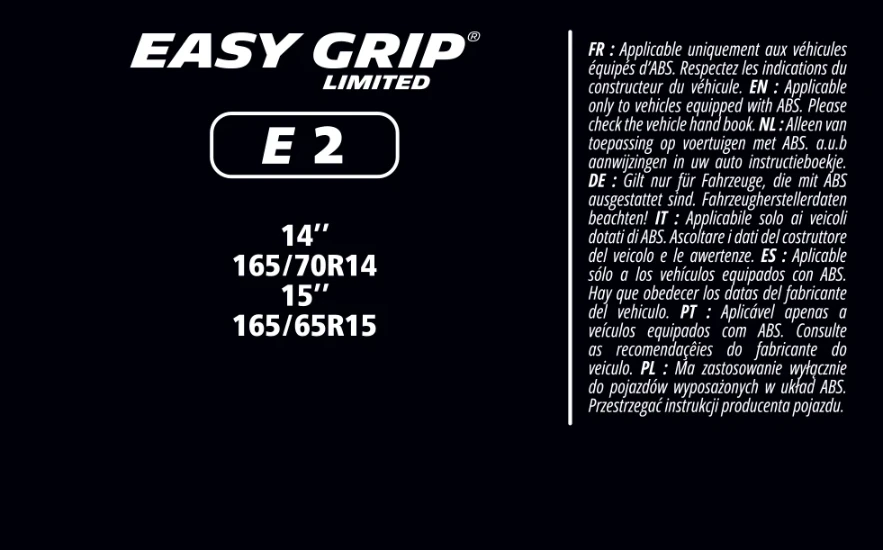 MICHELIN EASY GRIP LIMITED E2