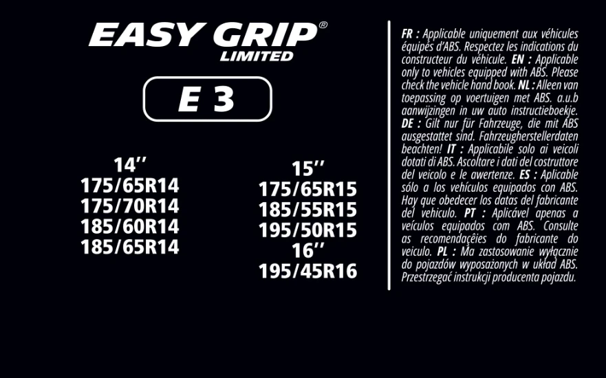 MICHELIN EASY GRIP LIMITED E3