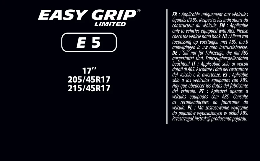 MICHELIN EASY GRIP LIMITED E5