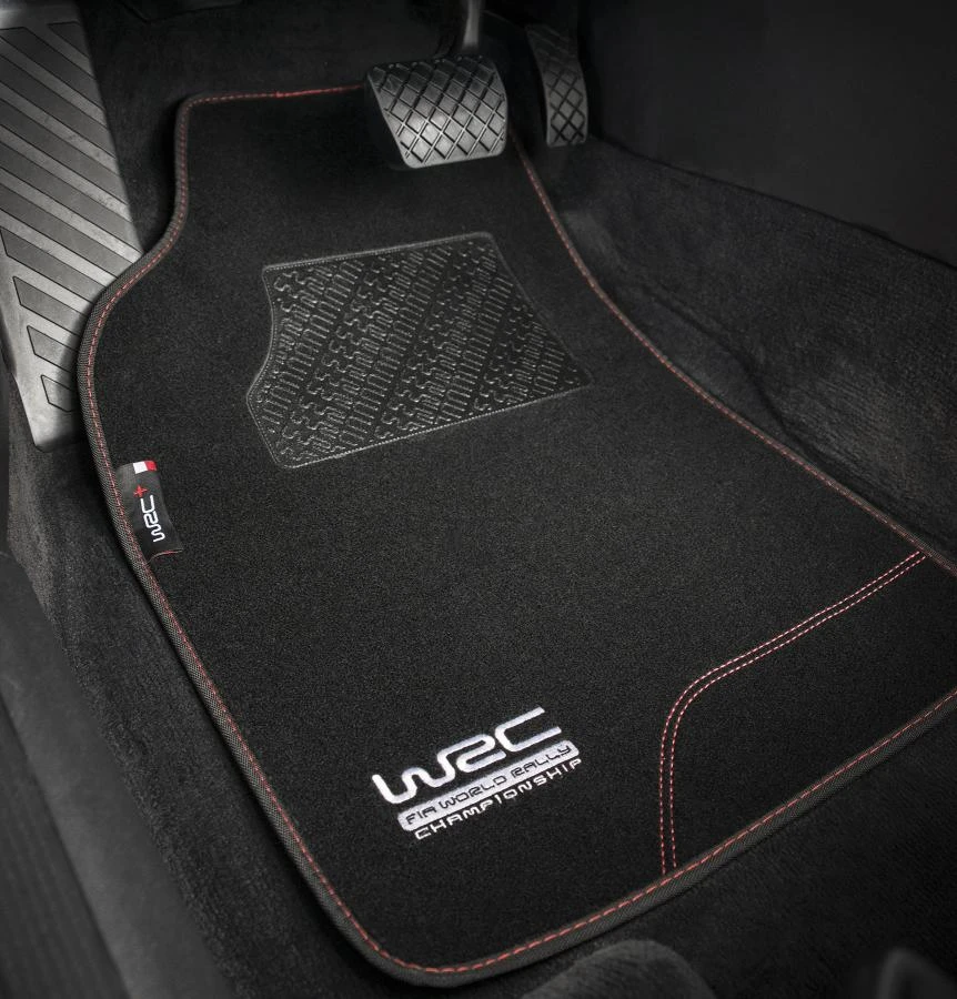 WRC Universele Automatten - voor en achter - zwart