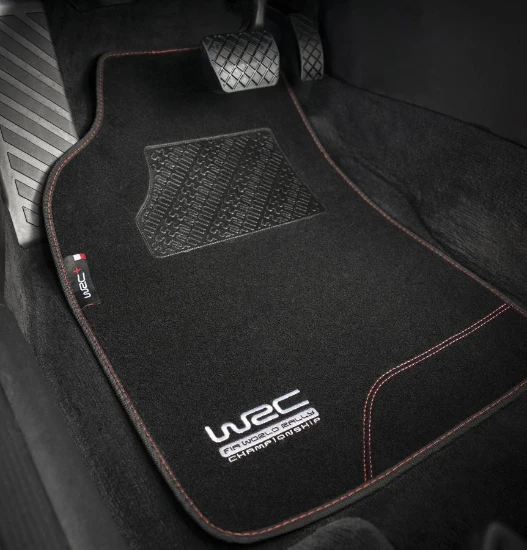 WRC Universele Automatten - voor en achter - zwart
