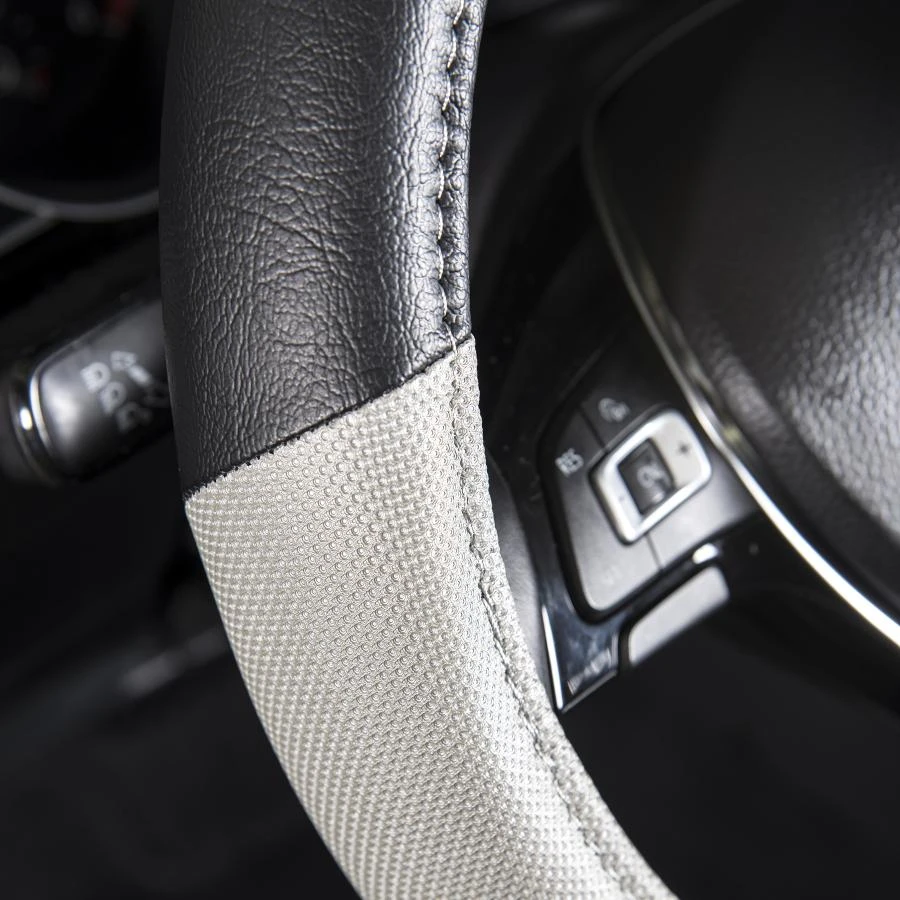 WRC Stuurhoes Auto - O35-38cm - zwart/grijs