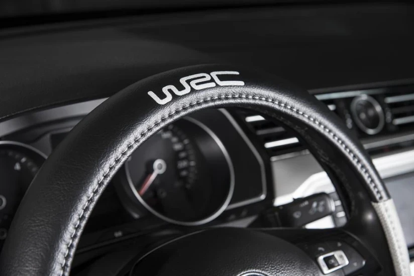 WRC Stuurhoes Auto - O35-38cm - zwart/grijs