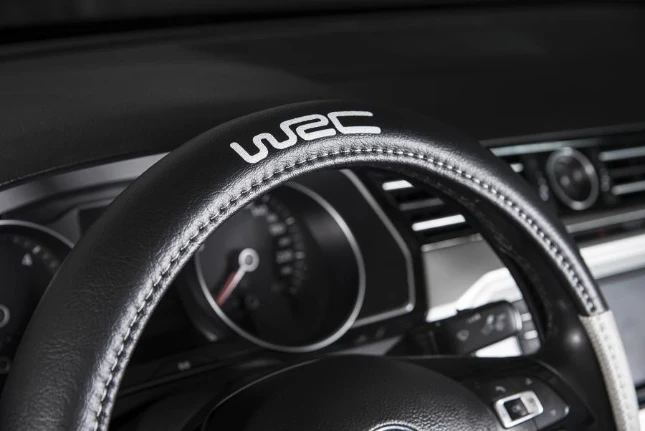 WRC Stuurhoes Auto - O35-38cm - zwart/grijs