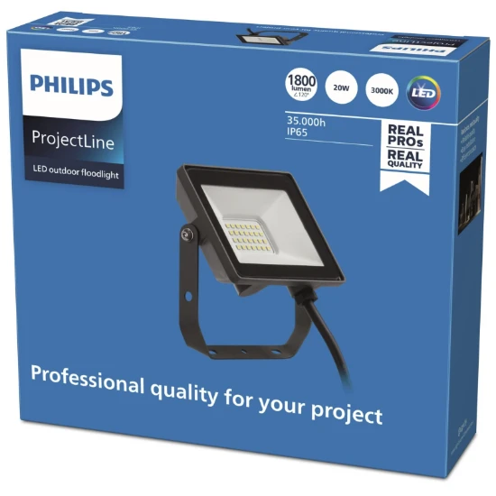Philips ProjectLine Schijnwerper Floodlight 20W 3000K
