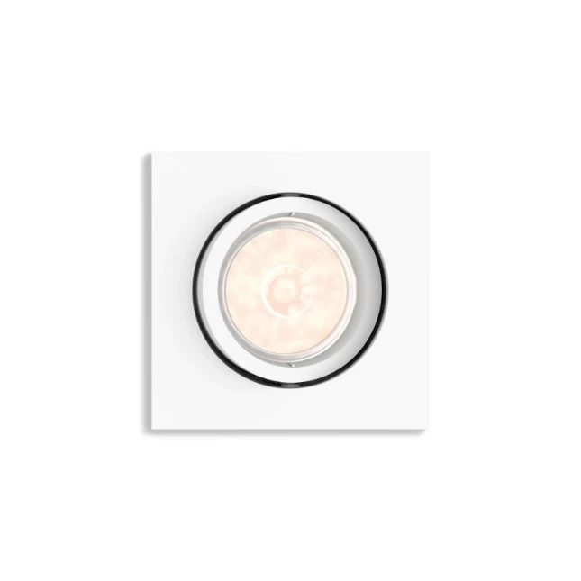 Philips LED-inbouwspot Enneper vierkant 5.5W wit