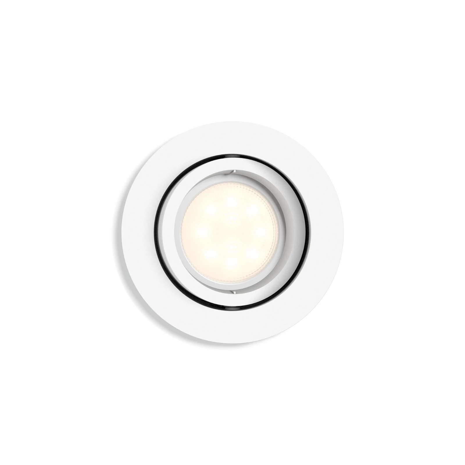 Philips LED-inbouwspot Shellbark rond 4.5W nikkel