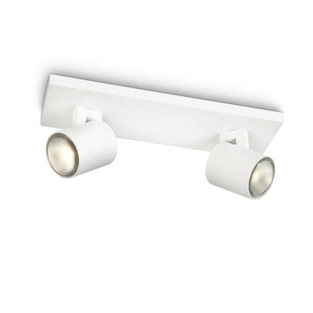 Philips Plafondspot Runner 50W wit - 2-spots