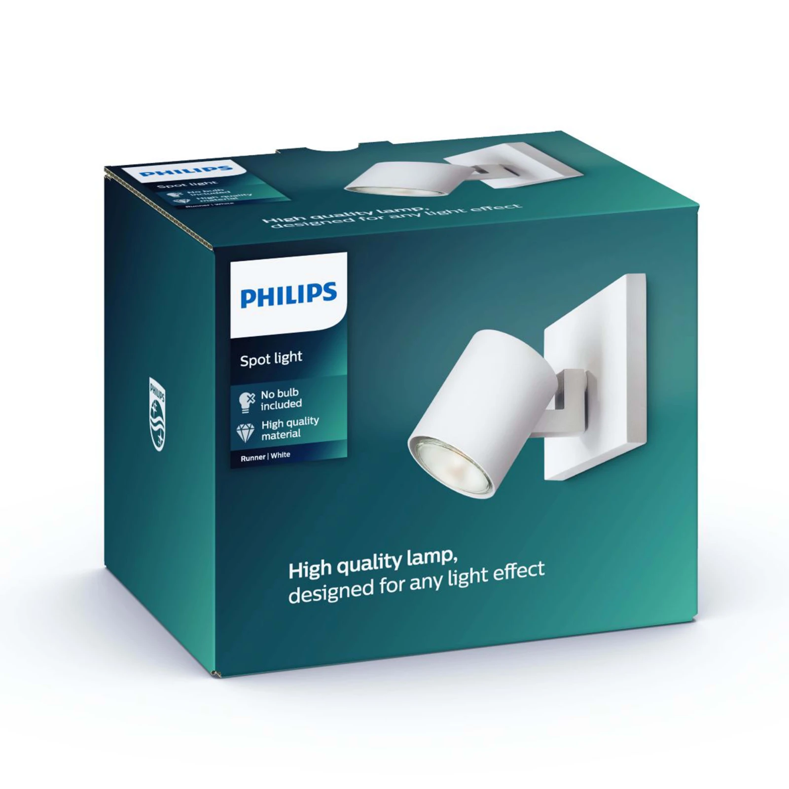 Philips Wandspot Runner 50W wit - 1-spot