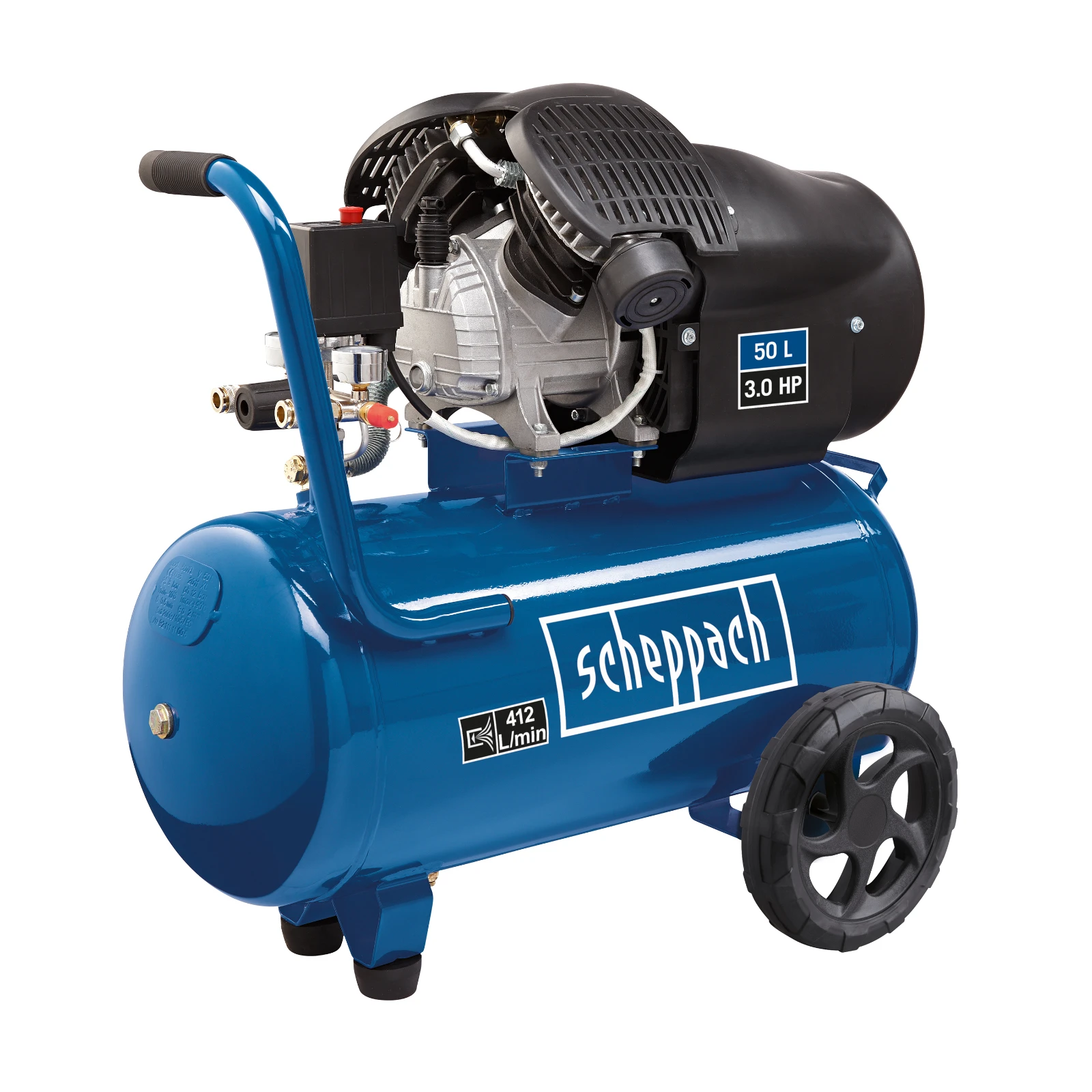 Scheppach Dubbele cilinder compressor HC