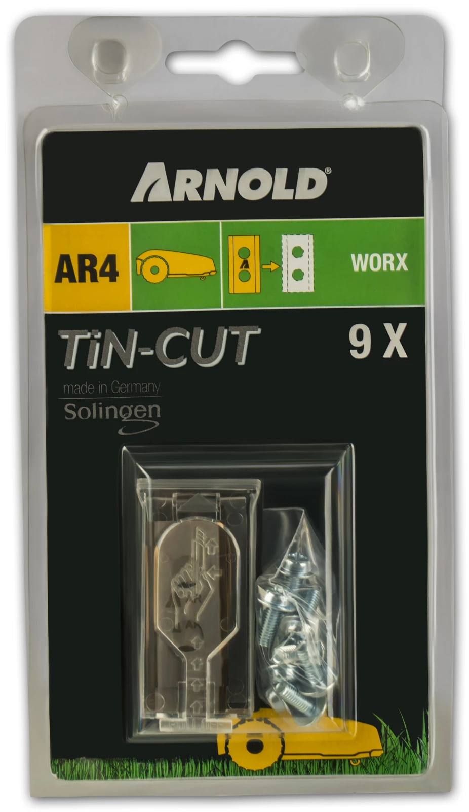 Arnold Tin-Cut Lames De Remplacement Worx 9pc