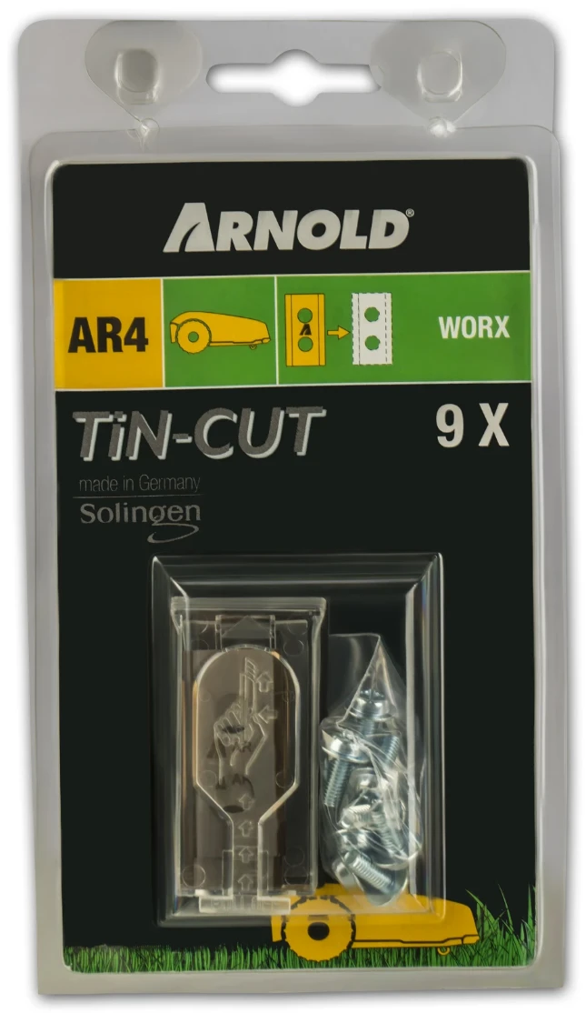 Arnold Tin-Cut Lames De Remplacement Worx 9pc