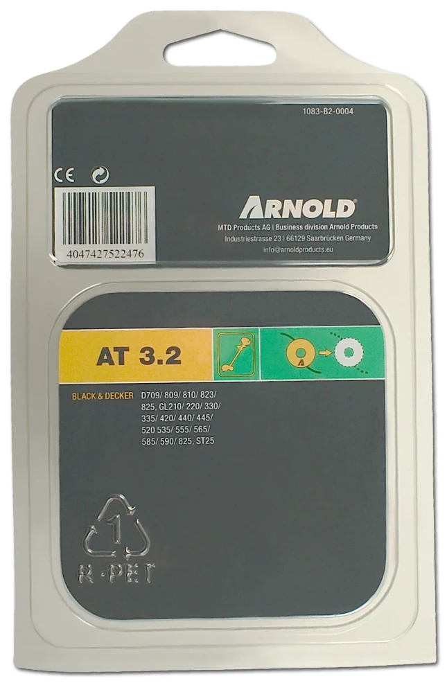 Arnold Tête Fil & Bobine 1-5Mmx10M Black&Decker