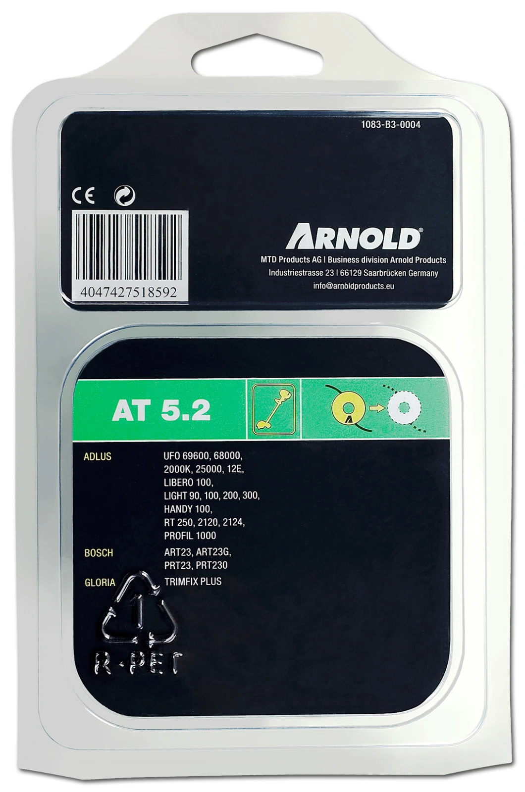 Arnold Trimmerspoel 4m O1.5mm Adlus Bosch Gardena Gloria