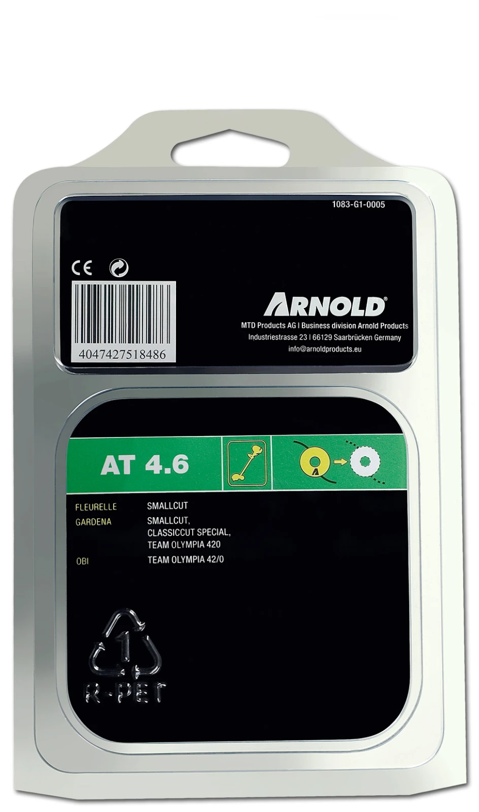 Arnold Tête Fil & Bobine 1-5Mmx6M Gardena, Obi