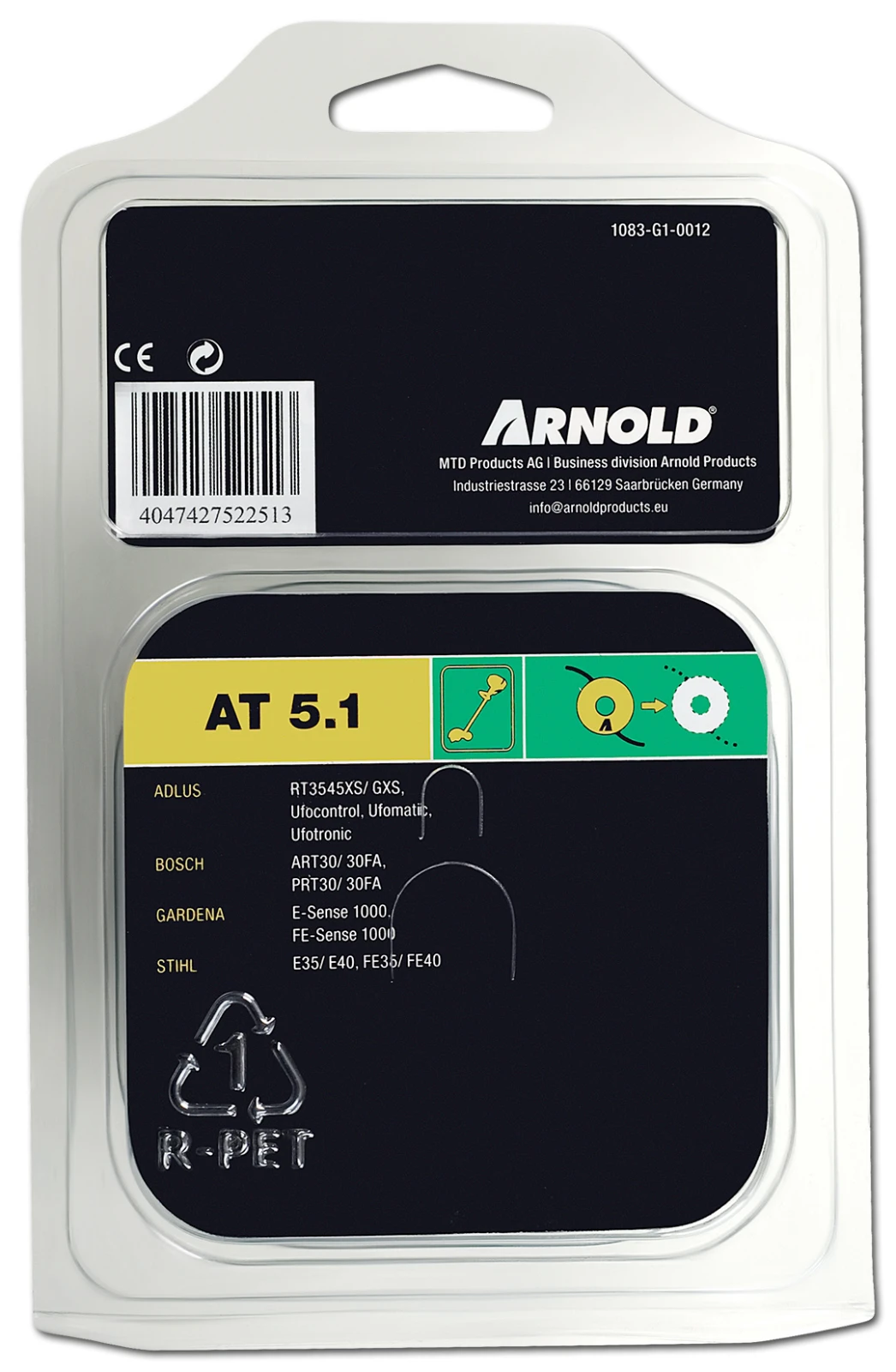 Arnold Tête Fil & Bobine 1-5Mmx2X5M Bosch, Gardena