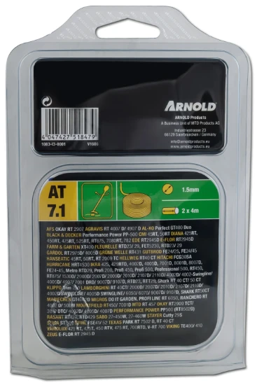 Arnold Tête Fil & Bobine 1-5Mmx2X4M Ikra, Stiga