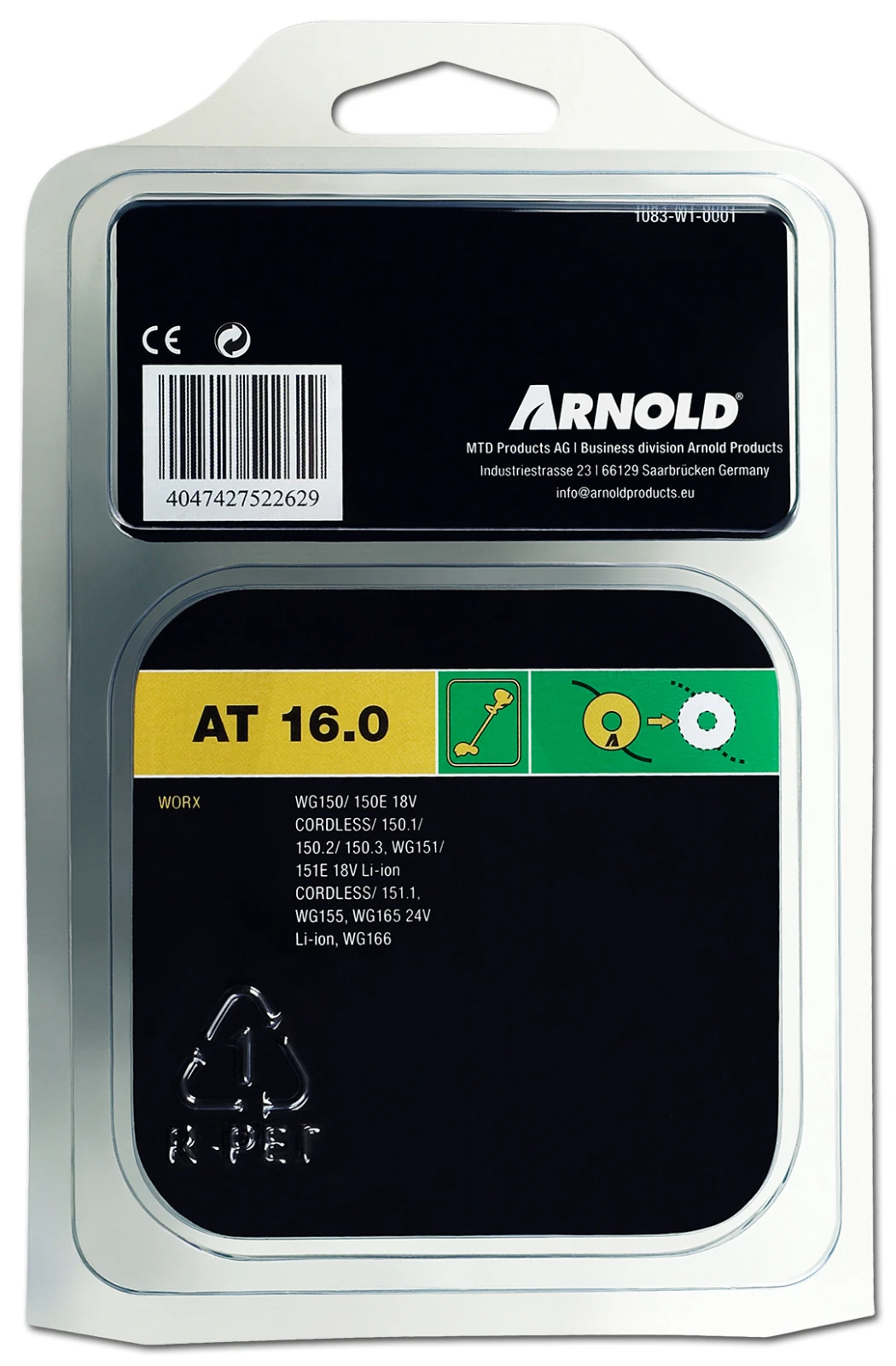 Arnold Tête Fil & Bobine Pour Worx, Macallister